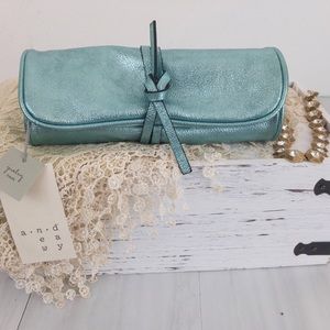 A New Day • Mint Metallic Jewelry Roll